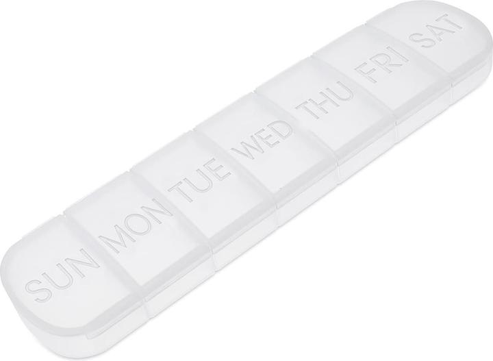 Actual product image Cbx Tablettenbox 7 Tage, Pillendose für eine Woche mit grosser Kapazität, handliche Medikamentenbox