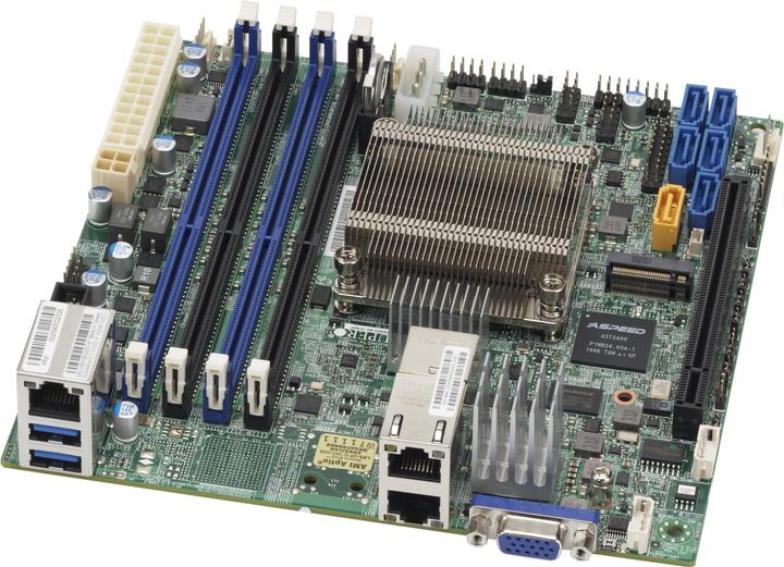 Produktbild Supermicro X10SDV-4C-TLN2F: Mini-ITX, 4-c (BGA 1667, Mini-ITX)
