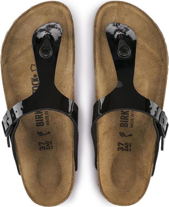 Actual product image Birkenstock Gizeh Birko-Flor Lacquer Normal (39)
