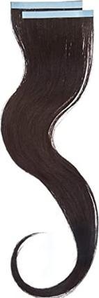Immagine prodotto Balmain Extension a nastro per capelli umani 40cm di lunghezza 01 nero 27g - Confezione da 2 (1 Nero, 40 cm)