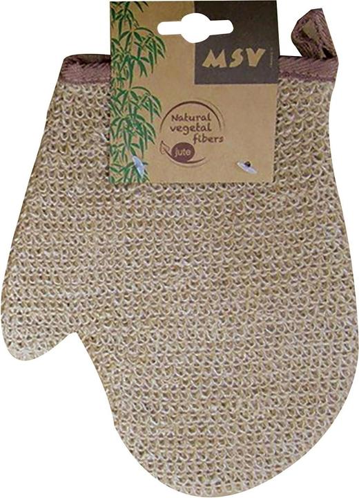 Image du produit MSV Gant de gommage en jute 25 x 18 cm, marron
