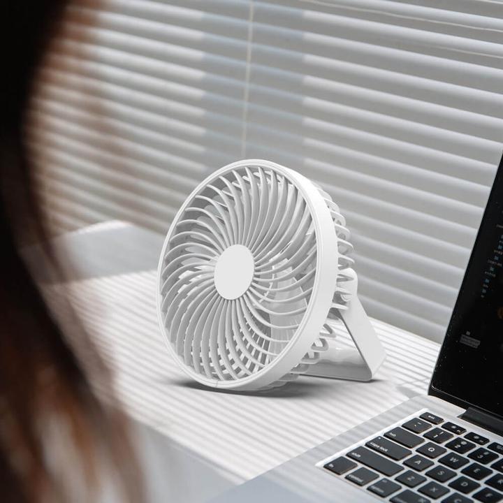 Actual product image Cover-Discount Mini Portable Table Fan Black (50 dB)