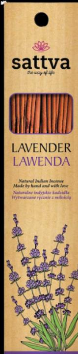 Immagine prodotto Sattva Ayurveda Incenso indiano naturale Sattva Incenso indiano naturale Lavanda 15 pezzi