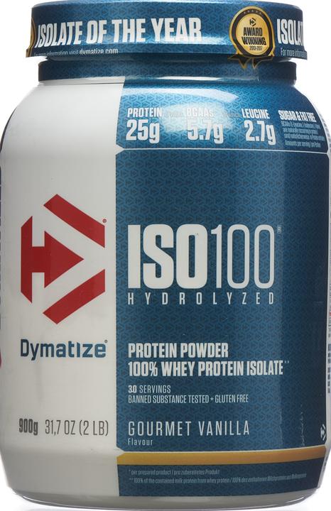 Image du produit Dymatize Iso 100 (Vanille, 1 pcs, 900 g)