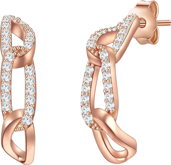 Produktbild Glanzstücke München Damen Sterling Silber Zirkonia roségold - 28491 (Sterling Silber)
