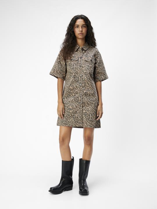 Image du produit Object Mini-robe à imprimé léopard (S)