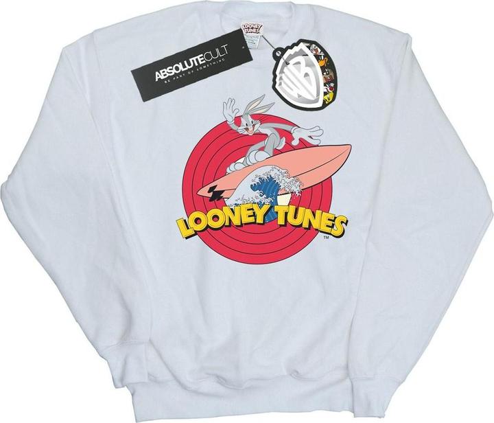 Looney Tunes Bugs Bunny Surfing Sweatshirt (L)