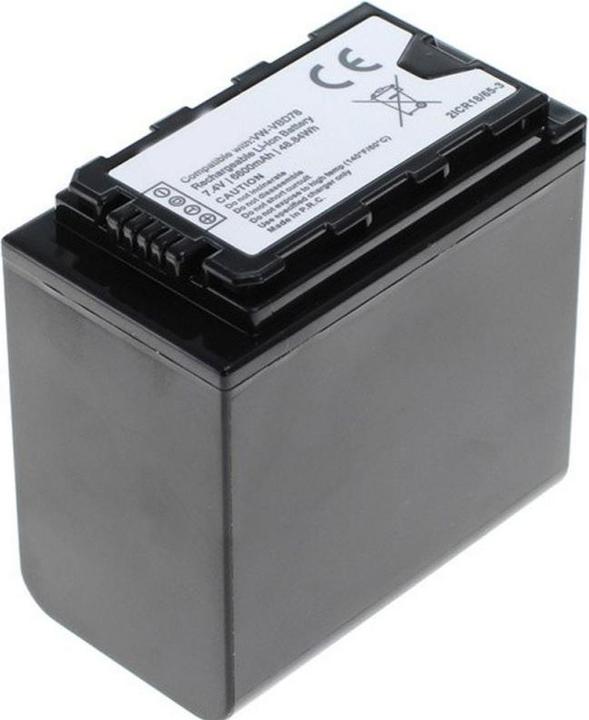 Immagine prodotto AccuCell Akku VW-VBD78 Panasonic HC-X1000, VW-VBD78 (Batteria della fotocamera)