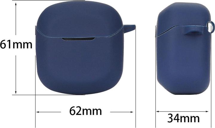 Produktbild König Design Schutz Tasche Hülle für JBL Club Pro+ TWS Case Cover Bumper Etui Schale 360 Grad (Kopfhörer Tasche)