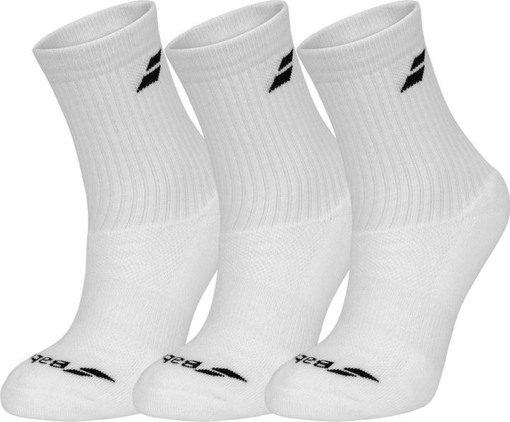 Babolat TEAM SOCKS WHITE (3X) (35, 38)