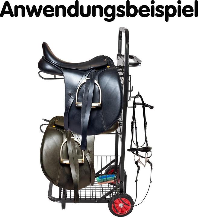 Actual product image Dema Ascot Saddle Trolley / Horse Saddle Holder / Saddle Caddy