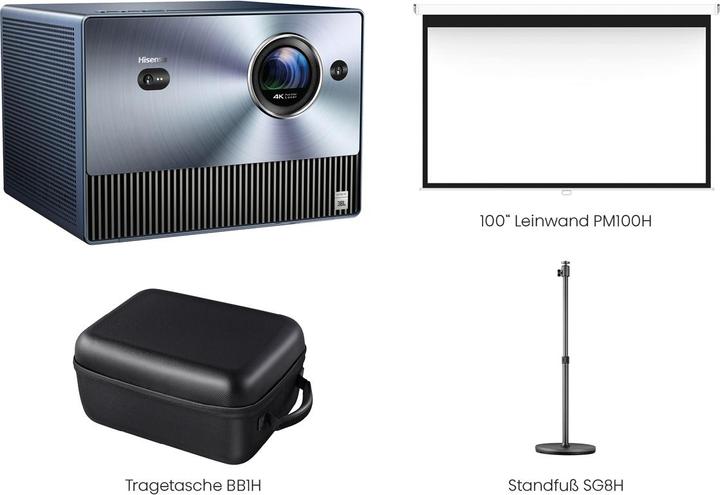 Hisense C1 TV Bundle (UHD, 1600 lm, 1.2:1)