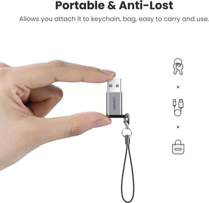 Actual product image Ugreen Jack Adapter (USB 3.0, 5 W)