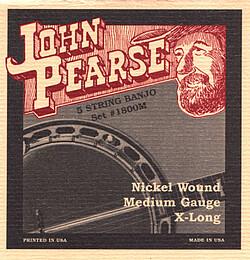 Produktbild John Pearse J. Pearse 1800M 5-Str. Banjo 010/023 (5 x, Gitarre)