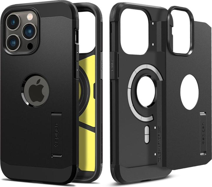 Spigen Tough Armor Mag Magsafe étui pour iPhone 14 Pro Max - Noir (Apple iPhone 14 Pro Max)