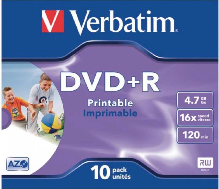 Actual product image Verbatim Dvd+R (10 x)