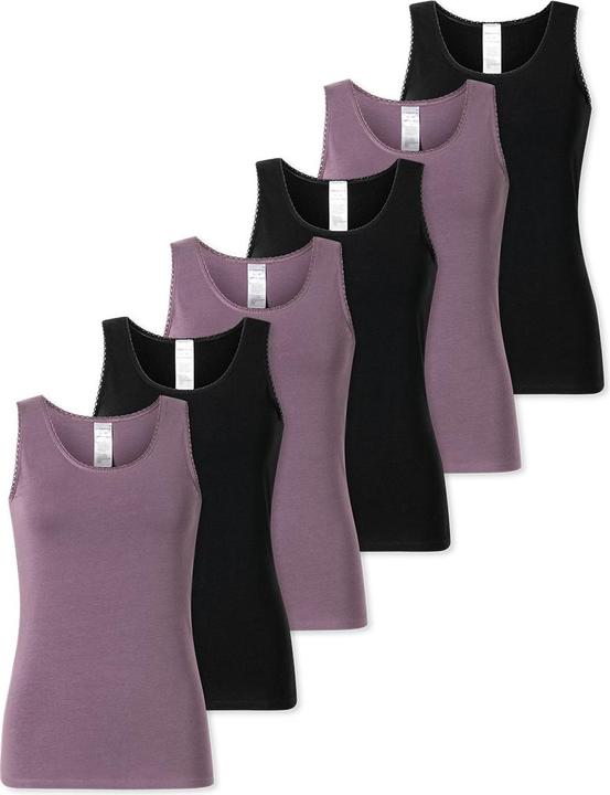 Image du produit Schiesser Pack de 6 maillots de corps / tops 95/5 Cotton (44, XXL)
