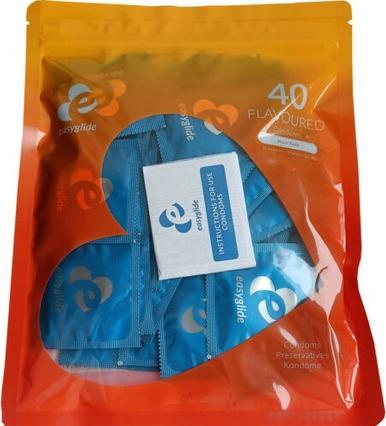 Productafbeelding EasyGlide Condooms met een smaakje (40 Pcs.)