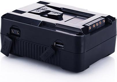 Actual product image Rolux Smart V-Mount Battery YC-98S 98Wh 14.8V 6800mAh (1 pcs., 6800 mAh, Battery + charger)