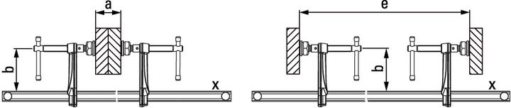 Actual product image Bessey Variable high performance clamping (1000 mm)
