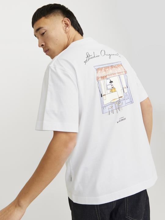 Actual product image Jack & Jones Jorislington Back Tee Ss Crew Neck Sn (XL)