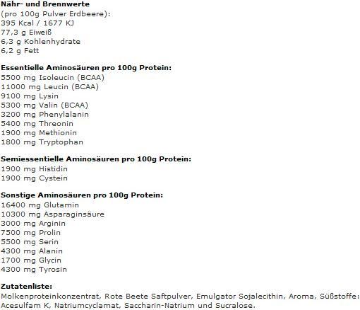 Nutritional values and ingredients IronMaxx 100% Whey Protein (2350g can) (Salted Caramel, 1 pcs., 2350 g)