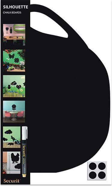 Image du produit Securit Silhouette Cup (Tableau noir, 44 x 29 cm)