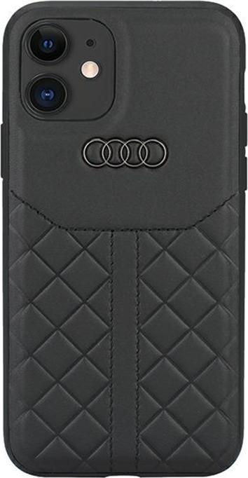 Immagine prodotto Audi Custodia rigida in vera pelle per iPhone 12/12 Pro 6.1" in pelle nera AU-TPUPCIP12P-Q8/D1-BK (Apple iPhone 12 Pro, Apple iPhone 12)