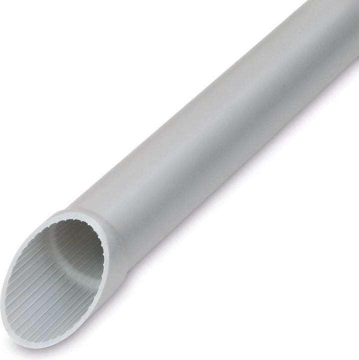 Actual product image Csdk SL Plastrør stiv, pvc 20 mm grå med muffe 3 metre - (3 metre) (300 cm)