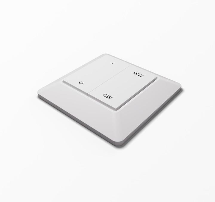 Actual product image Halemeier 1-Kanal Zigbee Wandsender Dimm & mw