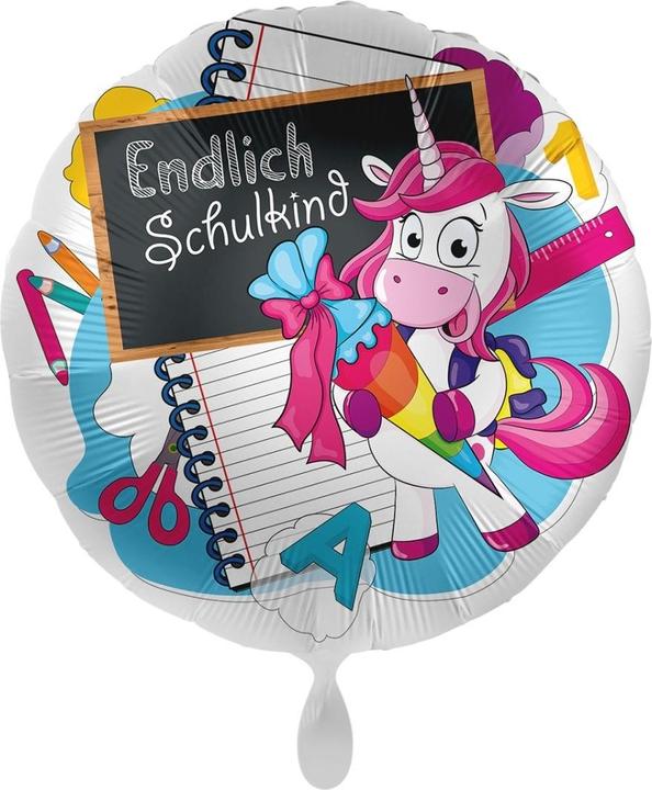 Actual product image Premioloon Schoolchild at last Unicorn