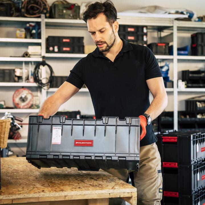 Image du produit Tool Brothers Toolbrothers RHINO XXL boîte à outils ECO Basic 576 x 359 x 237 mm 35 l empilable (1 pièces)
