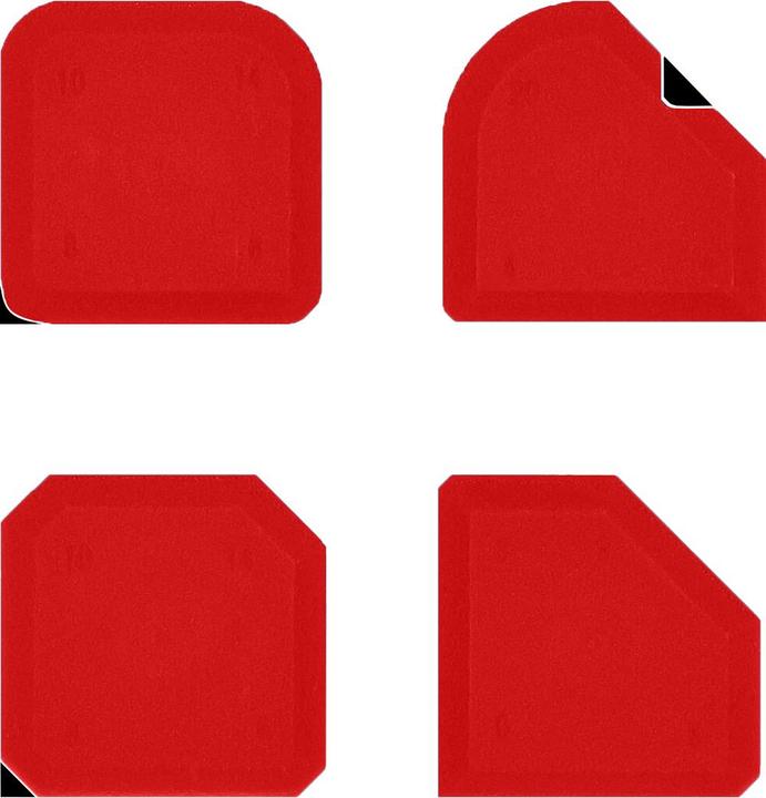 Produktbild Tectool Fugen-Ass Standard, Fugenglätter 4-Tlg.