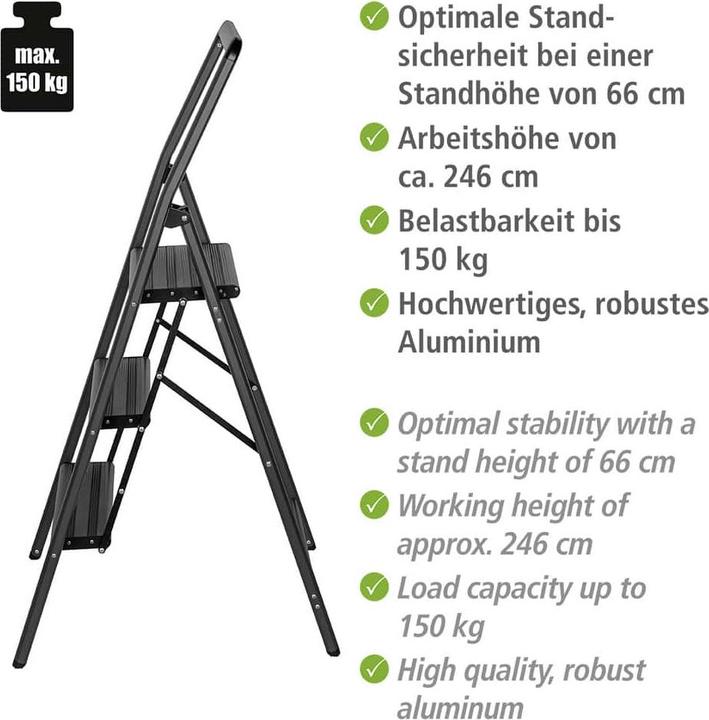 Produktbild Wenko Klapptritt (Trittleiter, 106.60 cm)