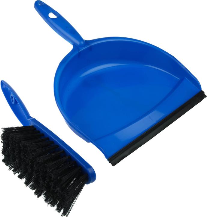 Actual product image Rs Pro Dustpan and broom for dust, Blue (1 pcs.)