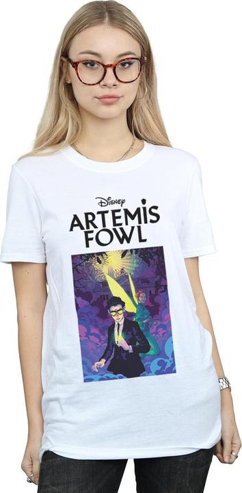 Produktbild Disney Artemis Fowl Buchcover Baumwolle Boyfriend TShirt (M)