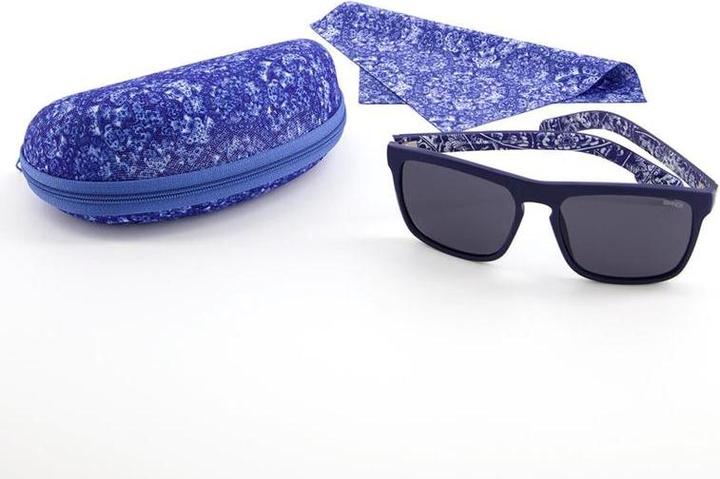 Sinner Gear Thunder x Fish Fred zonnebril - Mat blauw - Blauwe lens