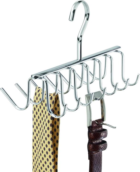 Image du produit iDesign Porte-cravates et ceintures en chrome (16 x)