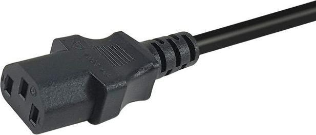 Image du produit equip Netzkabel Anschl. C18 -> Schukon. 180°gew. sw (3 m)