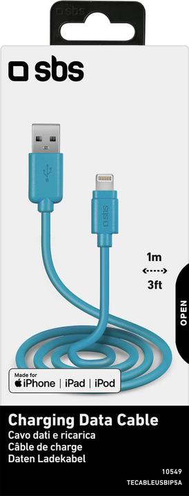 Immagine prodotto SBS Cavo dati USB 2.0 - Apple Lightning (1 m, USB 2.0)