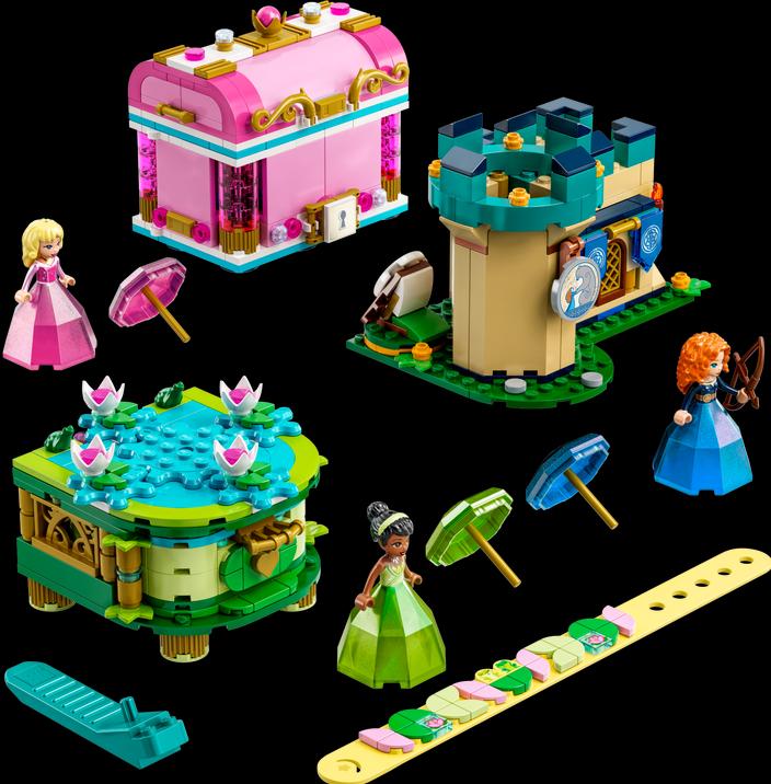 Immagine prodotto LEGO Le magie di Aurora, Merida e Tiana funzionano (43203, LEGO Disney)
