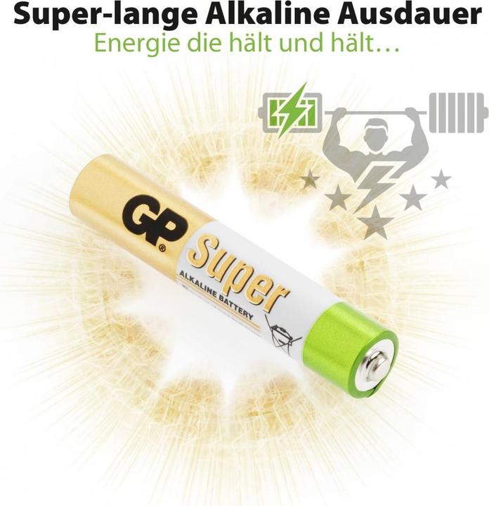 Immagine prodotto GP Batteries Super alcalina AAAA (2 pz., AAAA, 525 mAh)