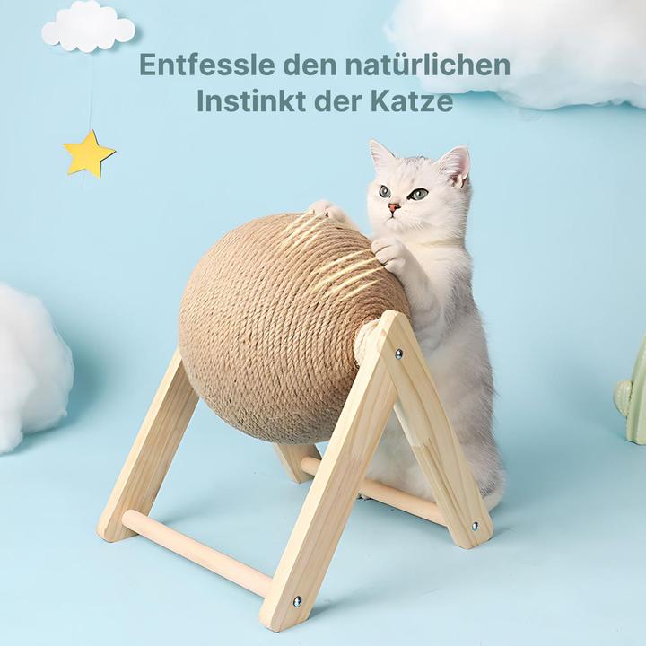 Produktbild Hermex Kratzball für Katzen Kratzspielzeug Katzenball Kratzkugel Katzenspielzeug (Kratzspielzeug Katze)