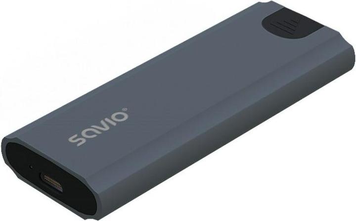 Immagine prodotto Savio M.2 SSD NVMe enclosure per unità esterne USB-C 3.1 AK-67 grigio (M.2 2230, M.2 2280, M.2 2242, M.2 2260)