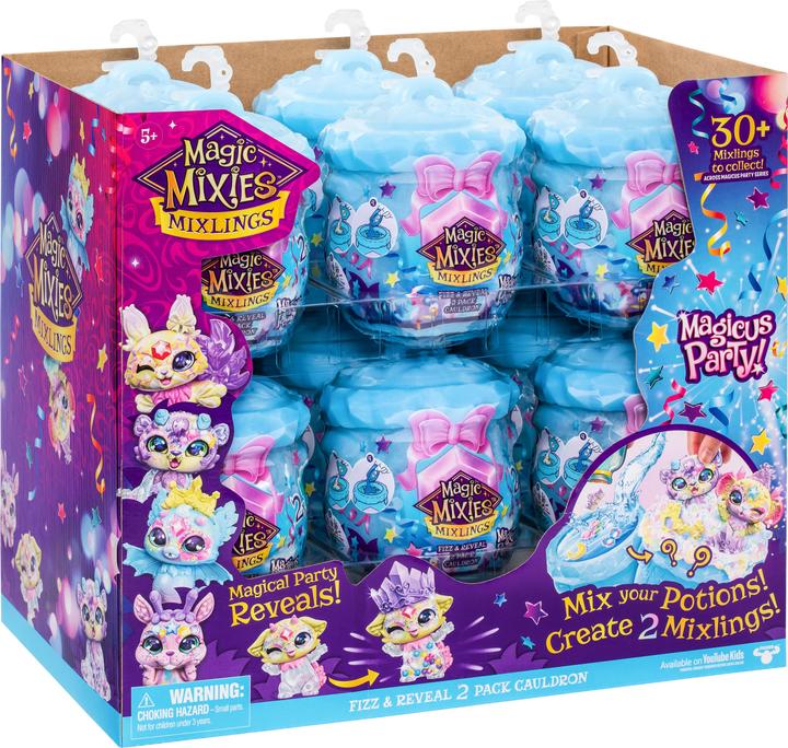 Immagine prodotto Linex Magic Mixies Mixlings Magicus Party Collector's Fizz & Reveal 2 Pack Cauldron (30490)