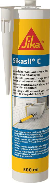 Sika Sikasil-C (0.37 kg, Blanc, 300 ml)