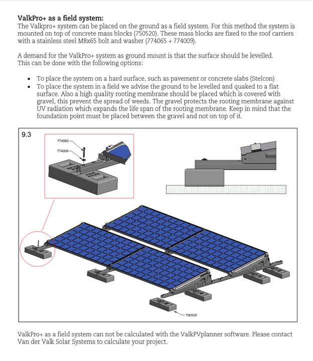 Produktbild Van der Valk Solar Systems 750520 Beton Masseblock Freilandmontage ValkPro+ L10 (Solaranlage Montagematerial)