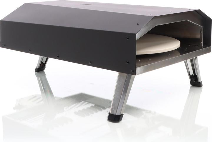 Image du produit Toboli Four à Pizza à gaz Pierre Ø330mm Portable Fonction Rotation Pieds pliables Jardin Camping (Four à pizza à gaz)