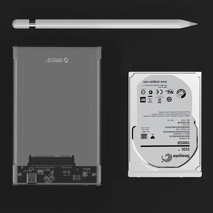 Produktbild Orico Other Computer Accessory 2139C3 2.5" HDD/SSD USB-C 5Gb/s Disk Drive - Transparent (2.5")