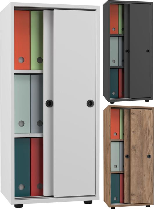Actual product image VCM Büroschrank Aktenschrank Ulas 3fach (49 x 38 x 109 cm)